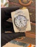 (LIKE NEW) ROLEX OYSTER PERPETUAL DATE REF 15000 MOTHER OF PEARL DIAL 34MM AUTOMATIC WATCH 