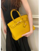 (LIKE NEW) HERMES BIRKIN 30 IN JAUNE AMBRE VEAU TOGO LEATHER -FULL SET-
