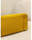 (LIKE NEW) HERMES BIRKIN 30 IN JAUNE AMBRE VEAU TOGO LEATHER -FULL SET-