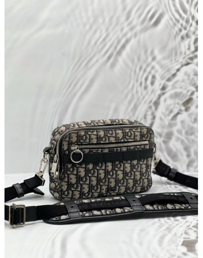 CHRISTIAN DIOR SAFARI IN BEIGE WITH BLACK DIOR OBLIQUE JACQUARD
