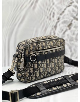 CHRISTIAN DIOR SAFARI IN BEIGE WITH BLACK DIOR OBLIQUE JACQUARD