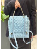 CHANEL URBAN SPIRIT BACKPACK IN LIGHT BLUE DENIM