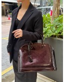 LOUIS VUITTON ALMA GM IN AMARANTE MONOGRAM VERNIS LEATHER