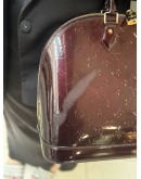 LOUIS VUITTON ALMA GM IN AMARANTE MONOGRAM VERNIS LEATHER