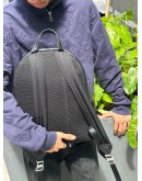 FENDI MONSTER EYES BACKPACK IN BLACK LEATHER WITH NYLON