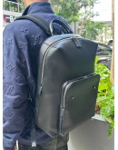 (LIKE NEW) LOUIS VUITTON GRIGORI BACKPACK IN BLACK TAIGA LEATHER