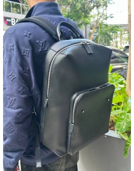 (LIKE NEW) LOUIS VUITTON GRIGORI BACKPACK IN BLACK TAIGA LEATHER