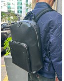 (LIKE NEW) LOUIS VUITTON GRIGORI BACKPACK IN BLACK TAIGA LEATHER