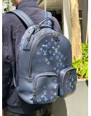 (LIKE NEW) LOUIS VUITTON MULTIPOCKET LIMITED EDITION BACKPACK IN BLUE MONOGRAM INK WATERCOLOR LEATHER
