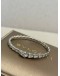 (LIKE NEW) 2019 BVLGARI SERPENTI VIPER BRACELET SIZE M IN 18K 750 WHITE GOLD WITH DIAMOND -FULL SET-  