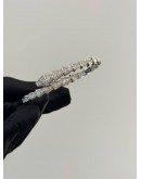 (LIKE NEW) 2019 BVLGARI SERPENTI VIPER BRACELET SIZE M IN 18K 750 WHITE GOLD WITH DIAMOND -FULL SET-  