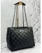 CHANEL REISSUE TOTE BAG IN BLACK AGED CALFSKIN LEATHER