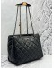CHANEL REISSUE TOTE BAG IN BLACK AGED CALFSKIN LEATHER