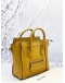 (CLEAR STOCK) (LIKE NEW) CELINE NANO LUGGAGE TOTE BAG IN MUSTARD YELLOW LEATHER