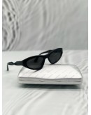 BALENCIAGA CAT EYE SUNGLASSES IN BLACK ACETATE