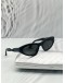 BALENCIAGA CAT EYE SUNGLASSES IN BLACK ACETATE