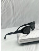 BALENCIAGA CAT EYE SUNGLASSES IN BLACK ACETATE