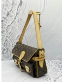 LOUIS VUITTON HUDSON PM SHOULDER BAG IN BROWN MONOGRAM CANVAS