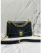 CHRISTIAN DIOR MEDIUM DIORAMA FLAP SHOULDER BAG IN BLACK LEATHER