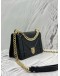 CHRISTIAN DIOR MEDIUM DIORAMA FLAP SHOULDER BAG IN BLACK LEATHER