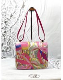 (UNUSED) 2021 HERMES CONSTANCE 24 LIMITED EDITION IN ROSE MEXICO SWIFT LEATHER WITH MARBLE SILK -FULL SET-