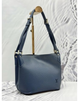 LOUIS VUITTON MANDARA PM SHOULDER BAG IN BLUE EPI LEATHER