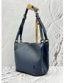 LOUIS VUITTON MANDARA PM SHOULDER BAG IN BLUE EPI LEATHER