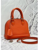 (LIKE NEW) LOUIS VUITTON ALMA BB IN ORANGE EPI LEATHER