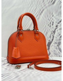 (LIKE NEW) LOUIS VUITTON ALMA BB IN ORANGE EPI LEATHER