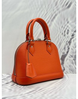 (LIKE NEW) LOUIS VUITTON ALMA BB IN ORANGE EPI LEATHER