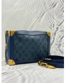 LOUIS VUITTON SOFT TRUNK IN BLUE MONOGRAM DENIM WITH LEATHER