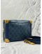 LOUIS VUITTON SOFT TRUNK IN BLUE MONOGRAM DENIM WITH LEATHER