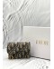 CHRISTIAN DIOR SADDLE BLOOM CARD HOLDER IN BLUE DIOR OBLIQUE JACQUARD