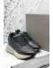 (LIKE NEW) ALEXANDER MCQUEEN SNEAKERS SIZE 41 IN BLACK LEATHER -FULL SET-