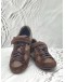 LOUIS VUITTON GLOBE TROTTER SNEAKERS SIZE 7.5 IN BROWN MONOGRAM CANVAS WITH SUEDE LEATHER