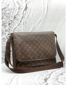 LOUIS VUITTON BEAUBOURG MM MESSENGER BAG IN BROWN MONOGRAM CANVAS 