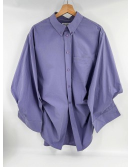 (LIKE NEW) BALENCIAGA SWING TWISTED POPLIN SHIRT 