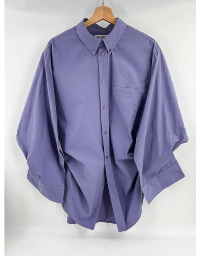 (LIKE NEW) BALENCIAGA SWING TWISTED POPLIN SHIRT 
