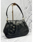 BALLY FLAP SHOULDER BAG IN BLACK LEATHER