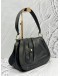 BALLY FLAP SHOULDER BAG IN BLACK LEATHER
