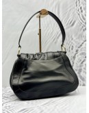 BALLY FLAP SHOULDER BAG IN BLACK LEATHER