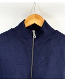 (LIKE NEW) LOUIS VUITTON MONOGRAM EMBOSSED TRACK TOP SIZE S 