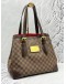 LOUIS VUITTON HAMPSTEAD GM IN BROWN DAMIER EBENE CANVAS