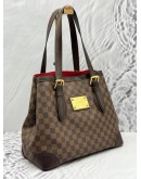 LOUIS VUITTON HAMPSTEAD GM IN BROWN DAMIER EBENE CANVAS