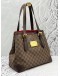 LOUIS VUITTON HAMPSTEAD GM IN BROWN DAMIER EBENE CANVAS