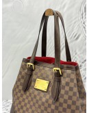 LOUIS VUITTON HAMPSTEAD GM IN BROWN DAMIER EBENE CANVAS