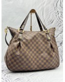 LOUIS VUITTON EVORA MM IN BROWN DAMIER EBENE CANVAS