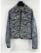 (LIKE NEW) LOUIS VUITTON FOGGY MONOGRAM DENIM TRUCKER JACKET SIZE 46