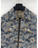 (LIKE NEW) LOUIS VUITTON FOGGY MONOGRAM DENIM TRUCKER JACKET SIZE 46
