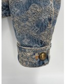 (LIKE NEW) LOUIS VUITTON FOGGY MONOGRAM DENIM TRUCKER JACKET SIZE 46